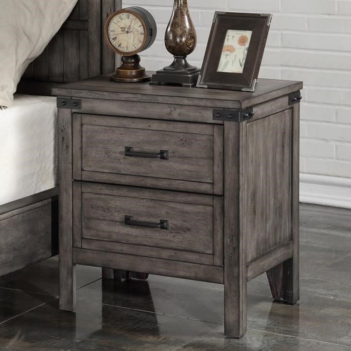 Tall hotsell grey nightstand